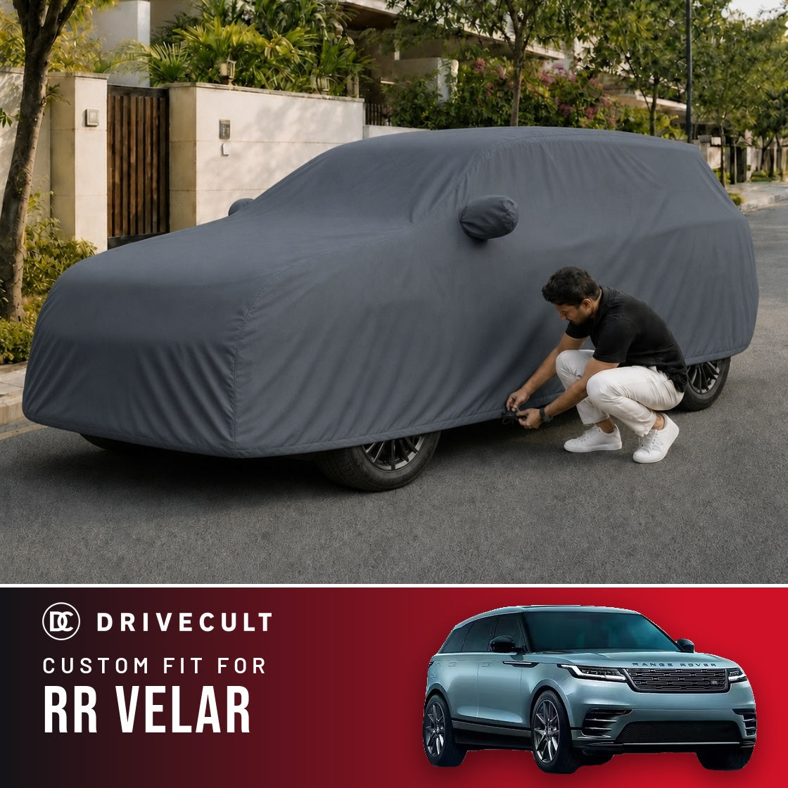 Land Rover Rr Velar DriveCult Titan custom-fit waterproof car body cover