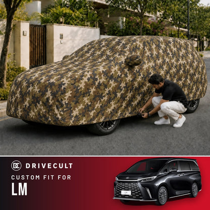 Lexus LM DriveCult Phantom custom-fit waterproof car body cover