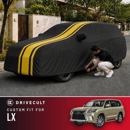 Lexus LX DriveCult Blaze custom-fit waterproof car body cover