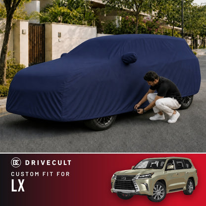 Lexus LX DriveCult Storm custom-fit waterproof car body cover