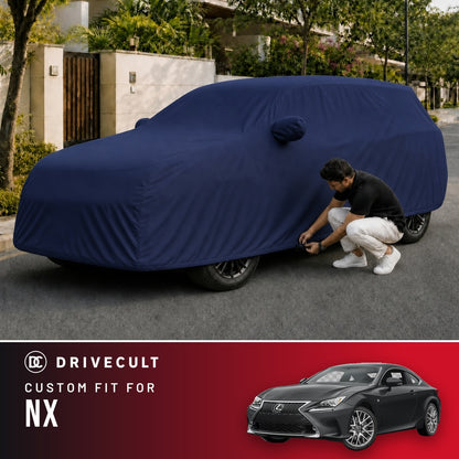 Lexus NX DriveCult Storm custom-fit waterproof car body cover