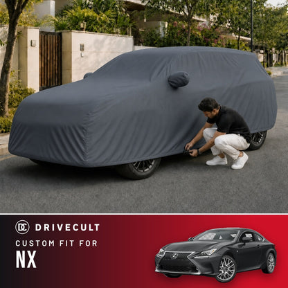 Lexus NX DriveCult Titan custom-fit waterproof car body cover