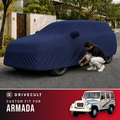Mahindra Armada DriveCult Storm custom-fit waterproof car body cover