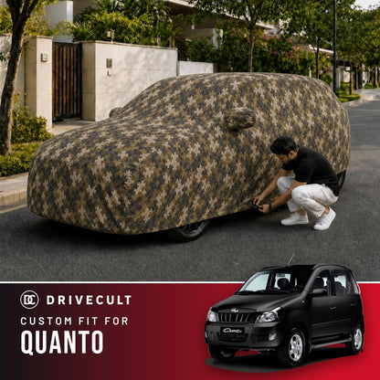 Mahindra Quanto DriveCult Phantom custom-fit waterproof car body cover