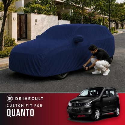 Mahindra Quanto DriveCult Storm custom-fit waterproof car body cover