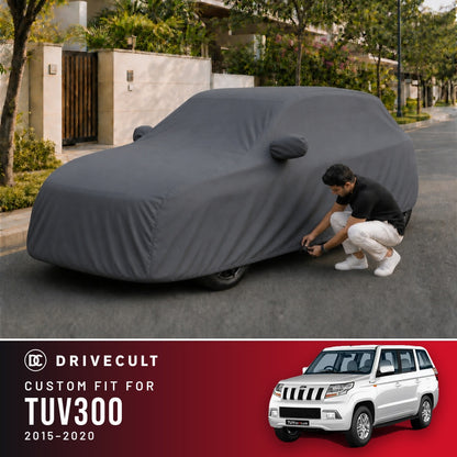 Mahindra TUV300 2015-2020 DriveCult Titan custom-fit waterproof car body cover