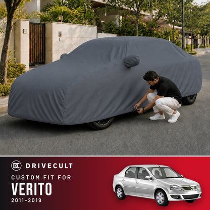 Mahindra Verito 2011-2019 DriveCult Titan custom-fit waterproof car body cover