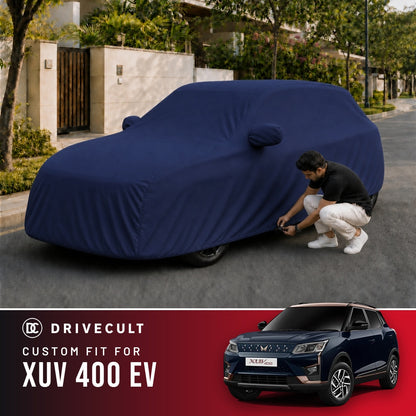 Mahindra XUV 400 EV DriveCult Storm custom-fit waterproof car body cover