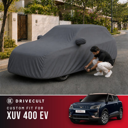 Mahindra XUV 400 EV DriveCult Titan custom-fit waterproof car body cover