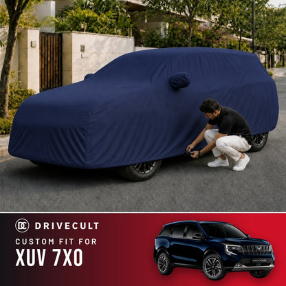 Mahindra XUV 7XO DriveCult Storm custom-fit waterproof car body cover