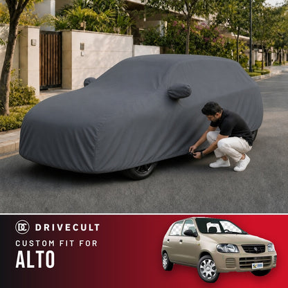 Maruti Suzuki Alto DriveCult Titan custom-fit waterproof car body cover