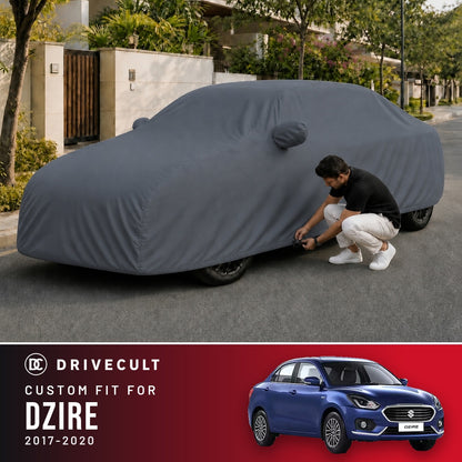 Maruti Suzuki Dzire 2017-2020 DriveCult Titan custom-fit waterproof car body cover
