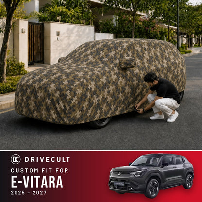 Maruti Suzuki e-Vitara DriveCult Phantom custom-fit waterproof car body cover