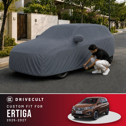 Maruti Suzuki Ertiga 2025-2027 DriveCult Titan custom-fit waterproof car body cover