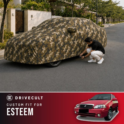 Maruti Suzuki Esteem DriveCult Phantom custom-fit waterproof car body cover