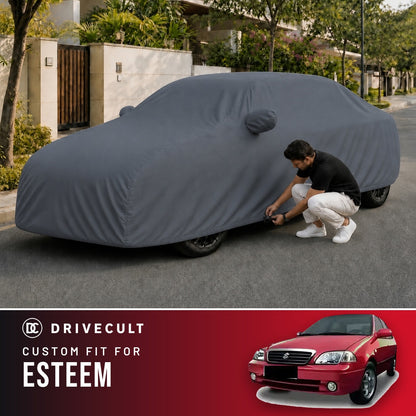 Maruti Suzuki Esteem DriveCult Titan custom-fit waterproof car body cover