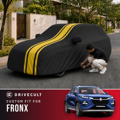 Maruti Suzuki Fronx DriveCult Blaze custom-fit waterproof car body cover