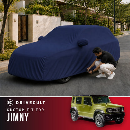 Maruti Suzuki Jimny DriveCult Storm custom-fit waterproof car body cover