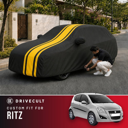 Maruti Suzuki Ritz DriveCult Blaze custom-fit waterproof car body cover
