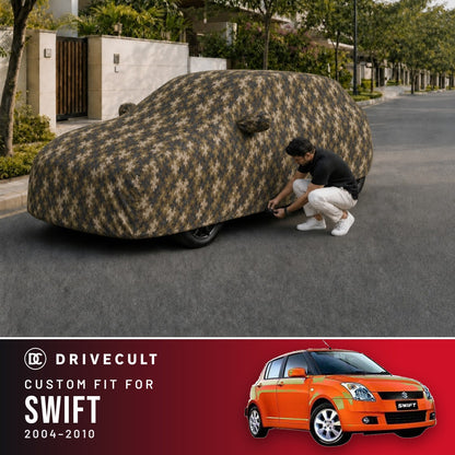 Maruti Suzuki Swift 2004-2010 DriveCult Phantom custom-fit waterproof car body cover