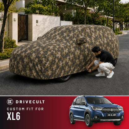 Maruti Suzuki XL6 DriveCult Phantom custom-fit waterproof car body cover