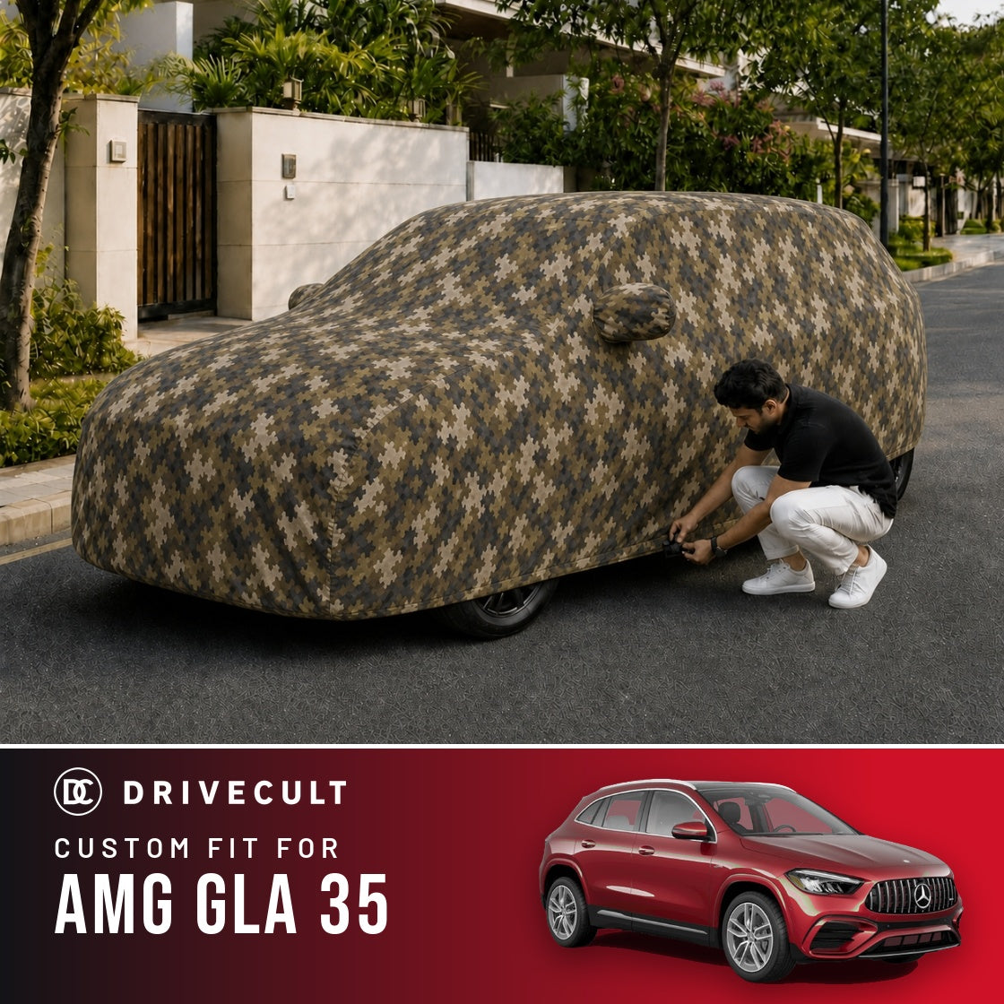 Mercedes-Benz AMG GLA 35 DriveCult Phantom custom-fit waterproof car body cover
