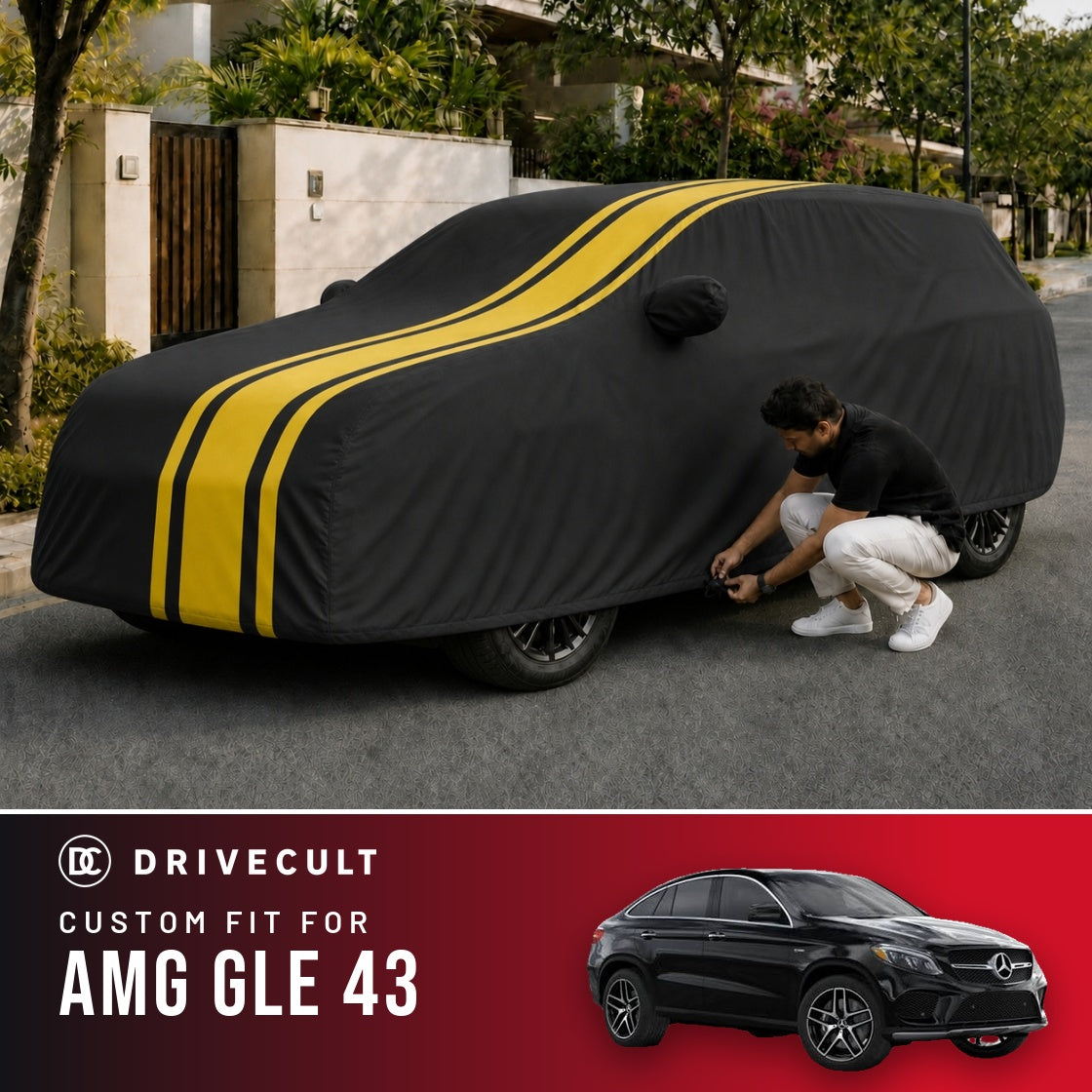 Mercedes-Benz AMG GLE 43 DriveCult Blaze custom-fit waterproof car body cover