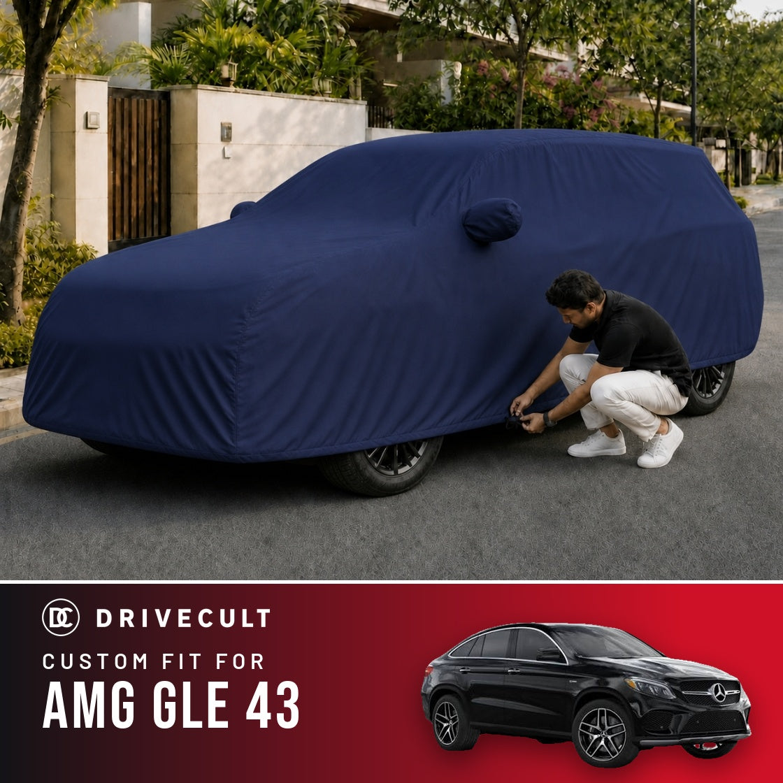 Mercedes-Benz AMG GLE 43 DriveCult Storm custom-fit waterproof car body cover