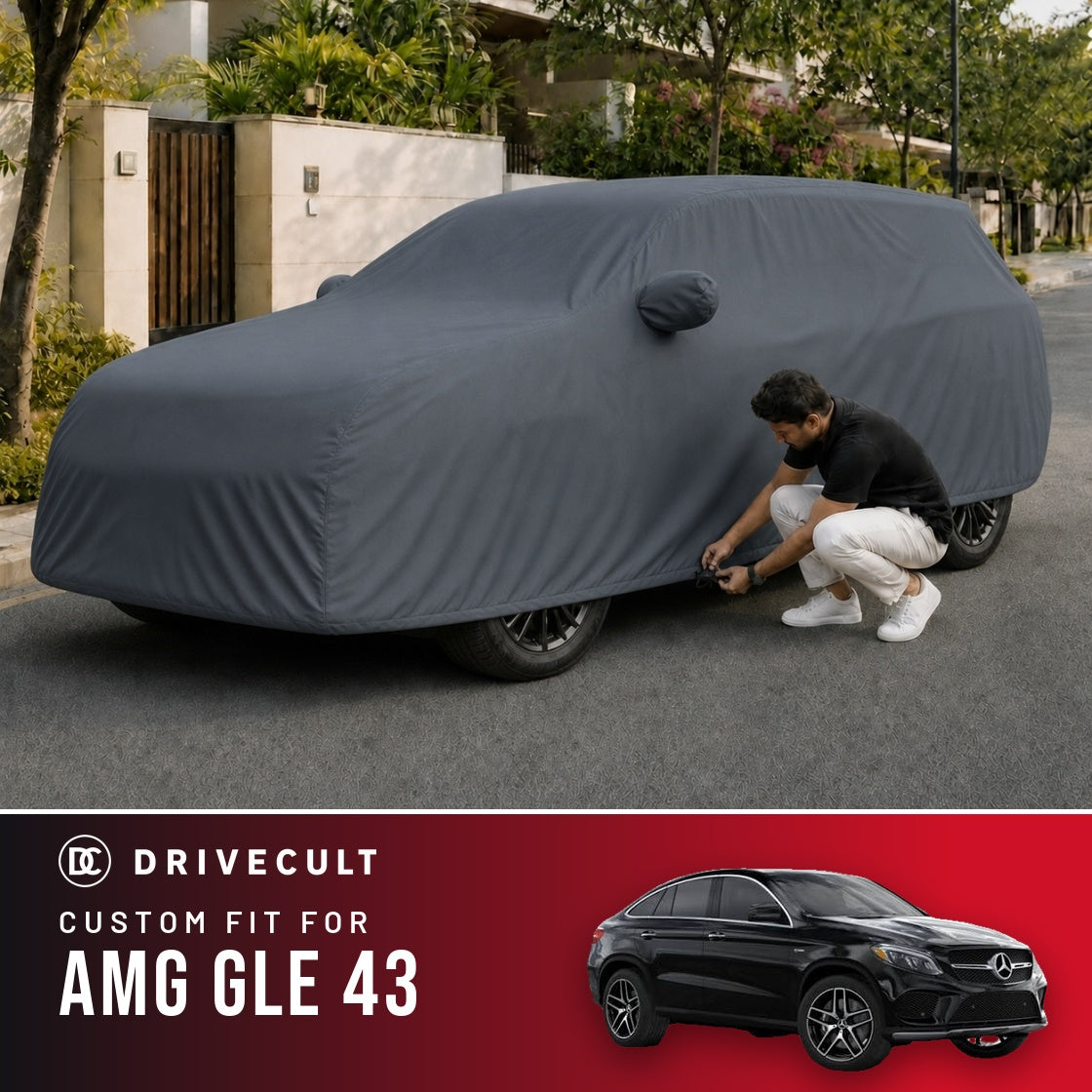 Mercedes-Benz AMG GLE 43 DriveCult Titan custom-fit waterproof car body cover