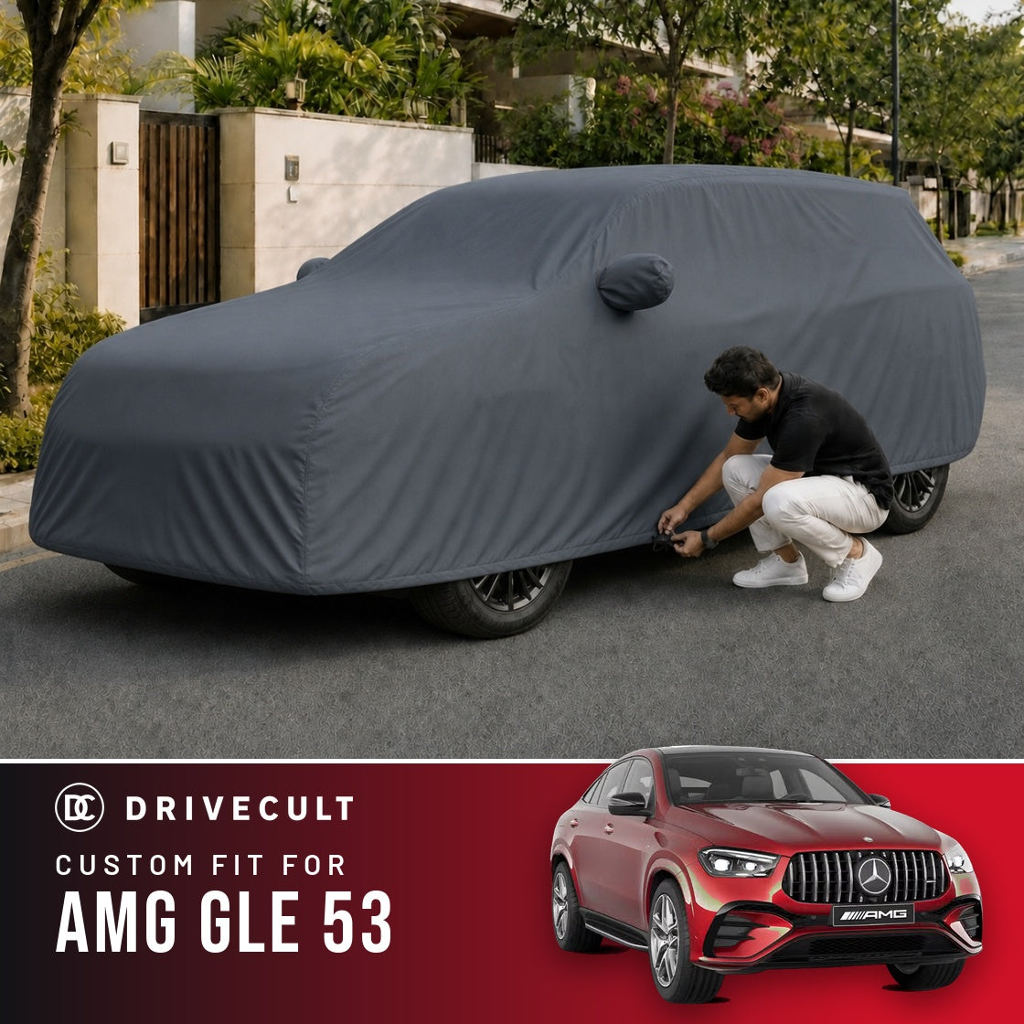 Mercedes-Benz AMG GLE 53 DriveCult Titan custom-fit waterproof car body cover