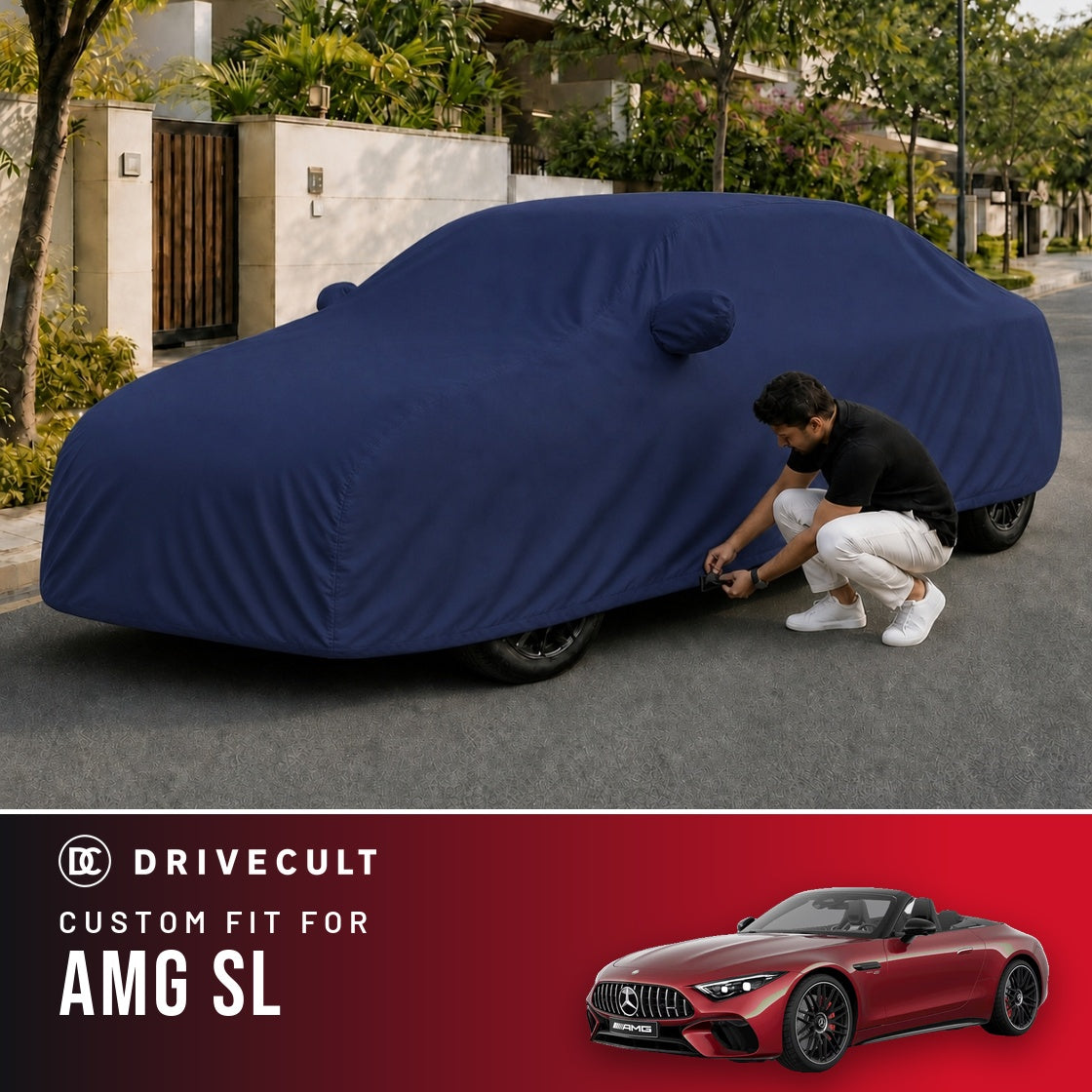 Mercedes-Benz AMG SL DriveCult Storm custom-fit waterproof car body cover