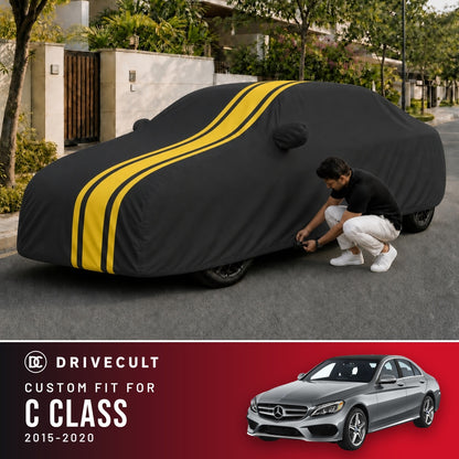 Mercedes-Benz C Class 2015-2020 DriveCult Blaze custom-fit waterproof car body cover