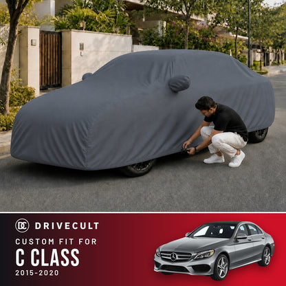 Mercedes-Benz C Class 2015-2020 DriveCult Titan custom-fit waterproof car body cover