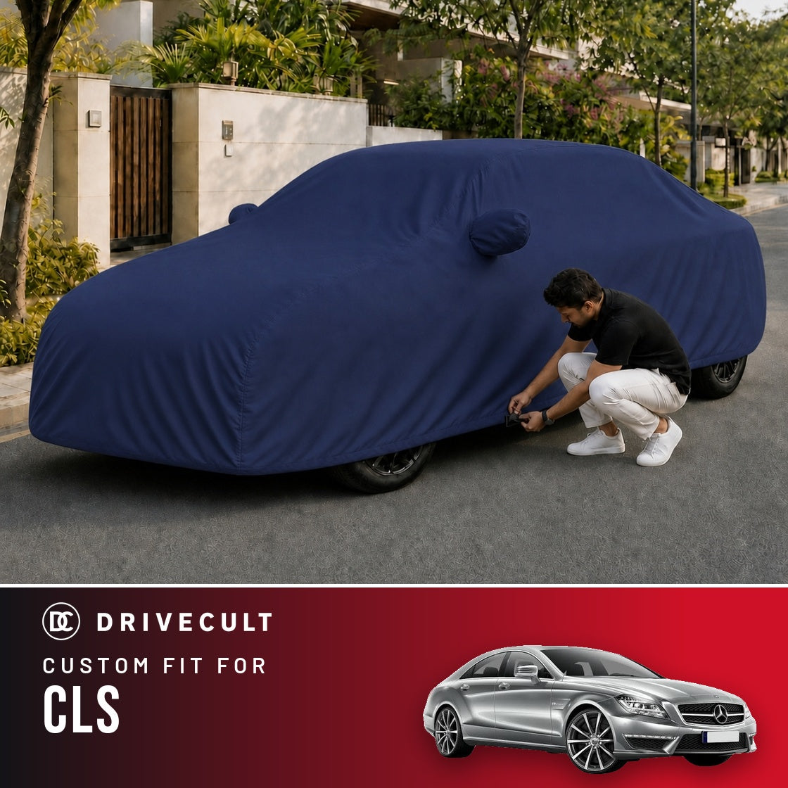 Mercedes-Benz CLS DriveCult Storm custom-fit waterproof car body cover