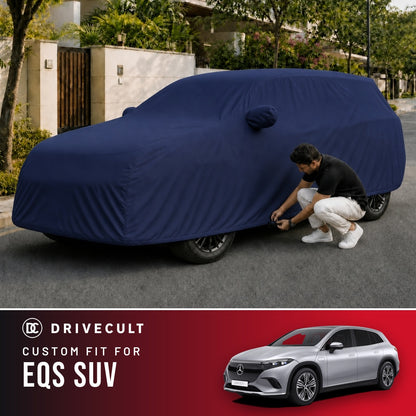 Mercedes-Benz EQS SUV DriveCult Storm custom-fit waterproof car body cover