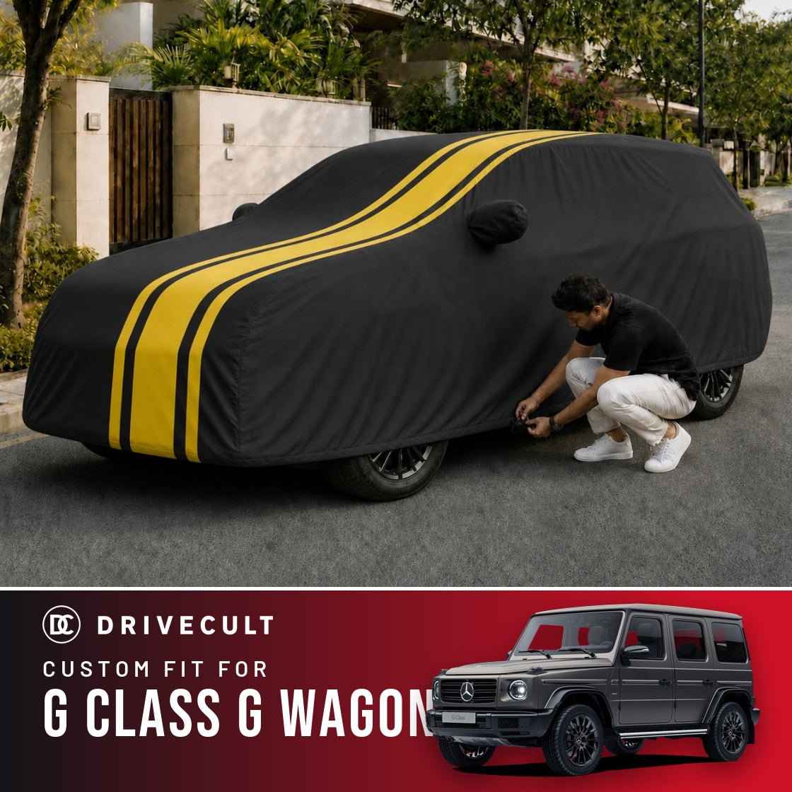 Mercedes-Benz G Class G WAGON DriveCult Blaze custom-fit waterproof car body cover