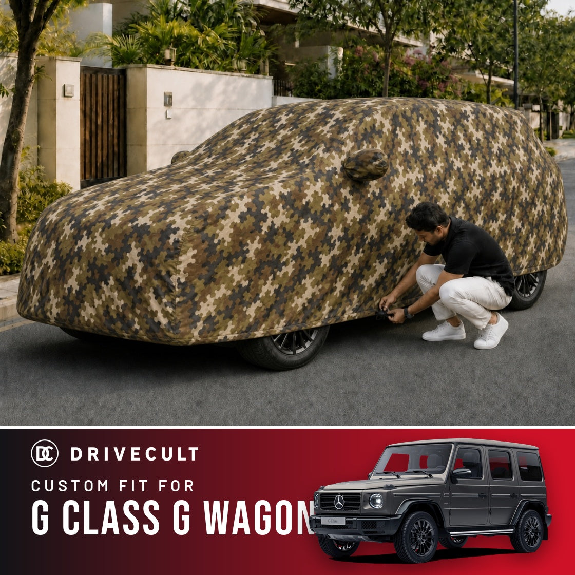 Mercedes-Benz G Class G WAGON DriveCult Phantom custom-fit waterproof car body cover