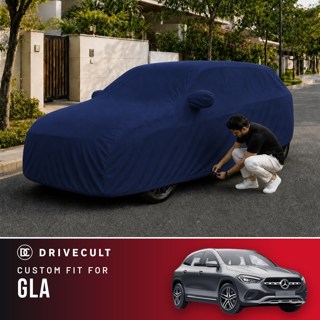 Mercedes-Benz GLA DriveCult Storm custom-fit waterproof car body cover