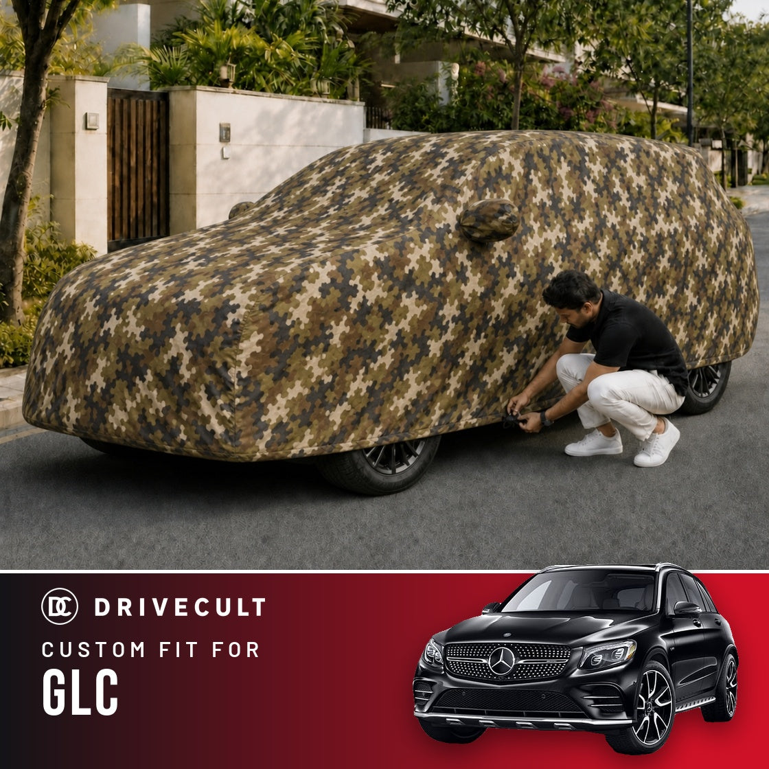 Mercedes-Benz GLC DriveCult Phantom custom-fit waterproof car body cover