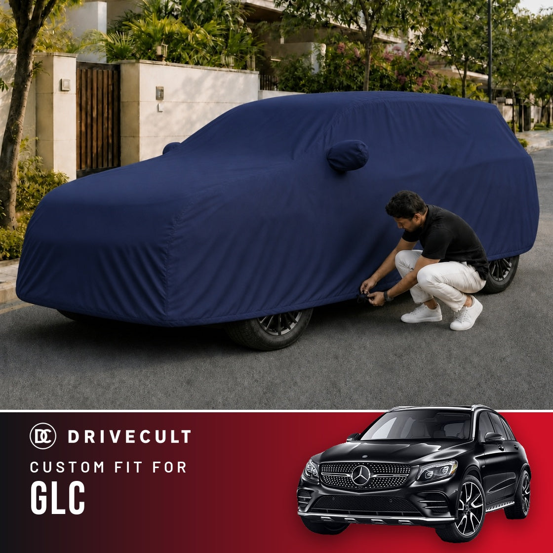 Mercedes-Benz GLC DriveCult Storm custom-fit waterproof car body cover