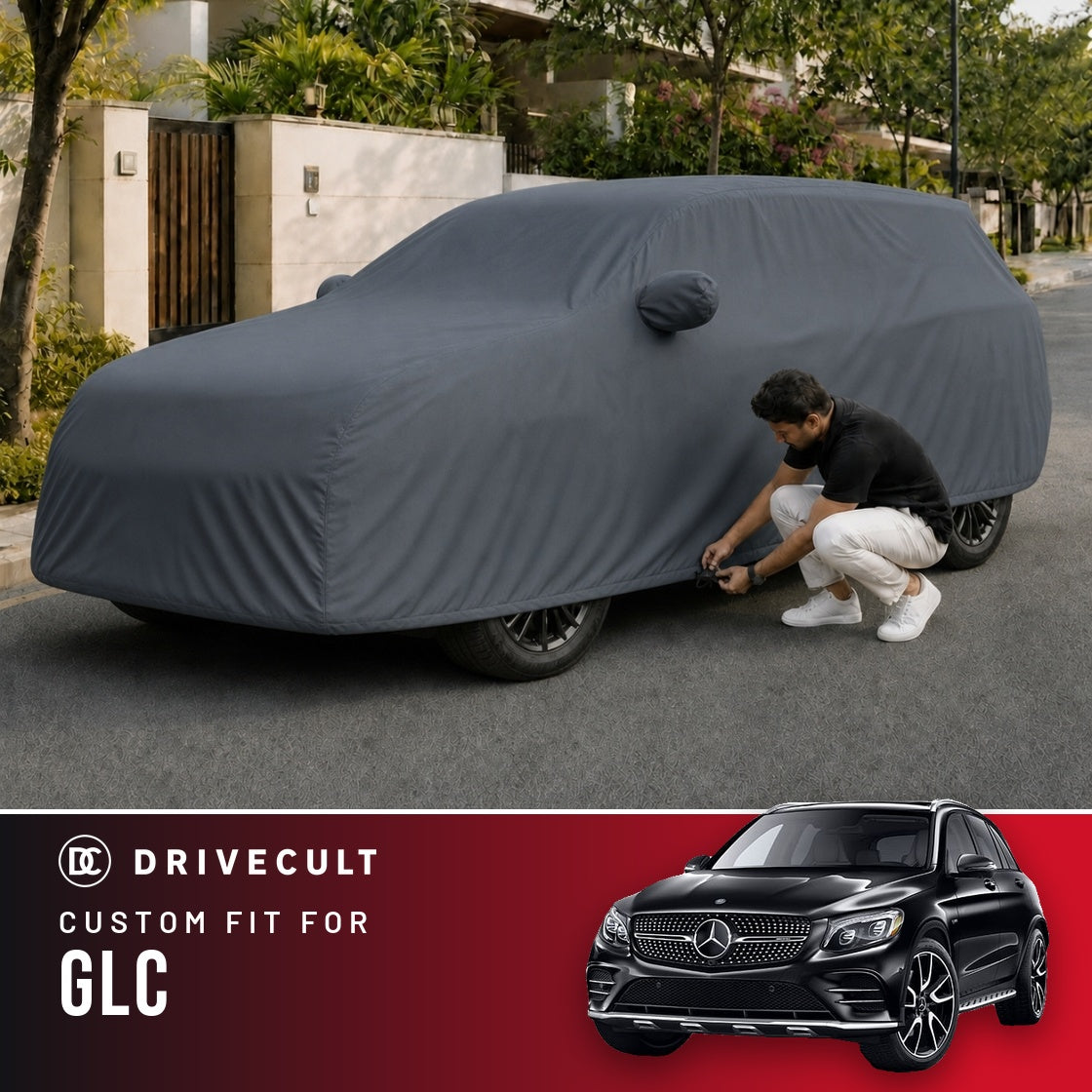 Mercedes-Benz GLC DriveCult Titan custom-fit waterproof car body cover