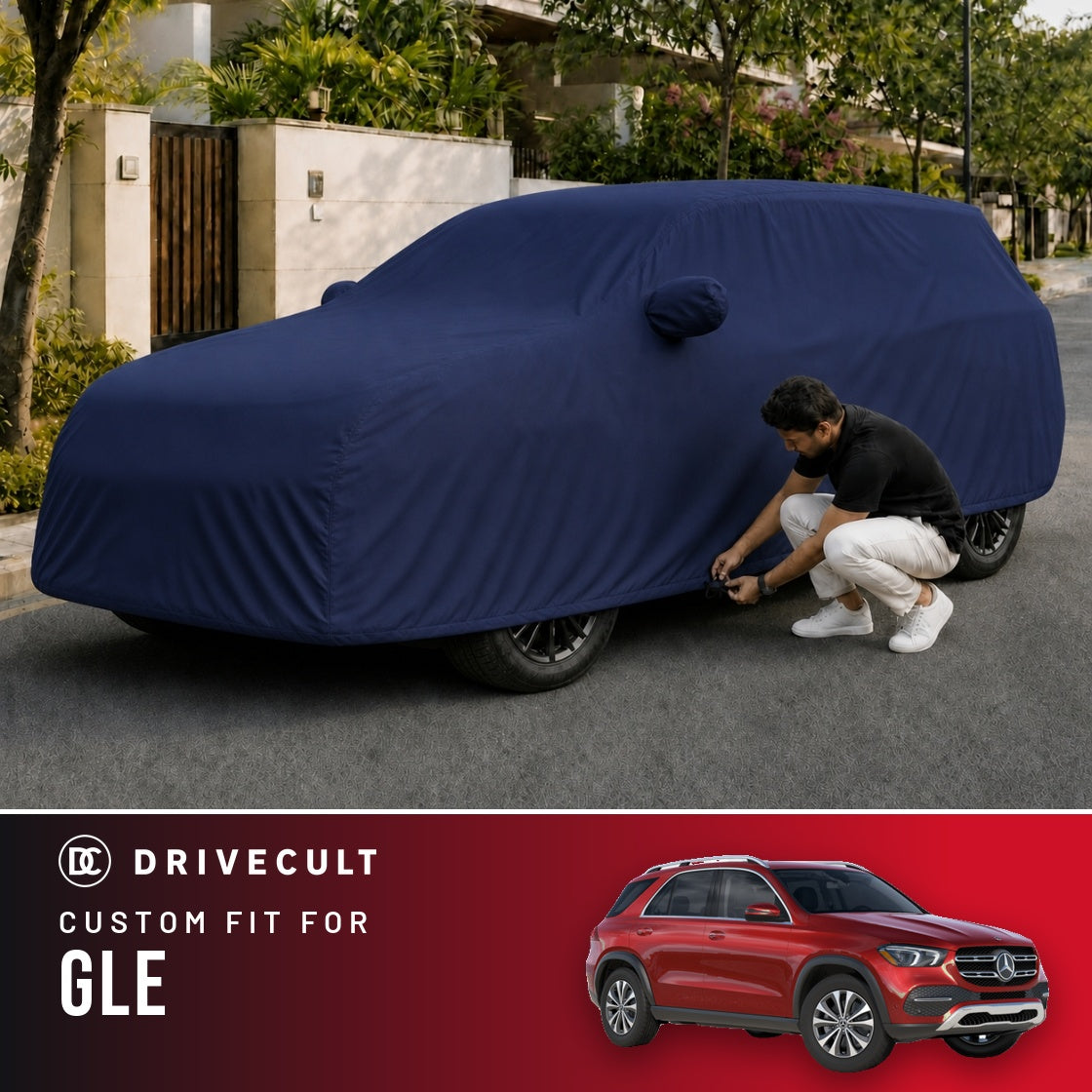 Mercedes-Benz GLE DriveCult Storm custom-fit waterproof car body cover