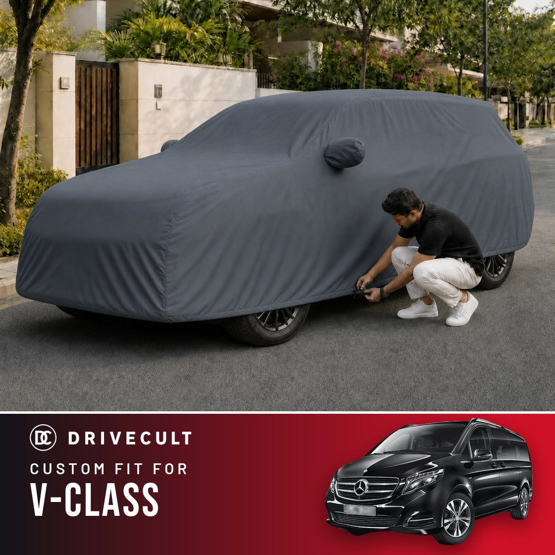 Mercedes-Benz V-Class DriveCult Titan custom-fit waterproof car body cover