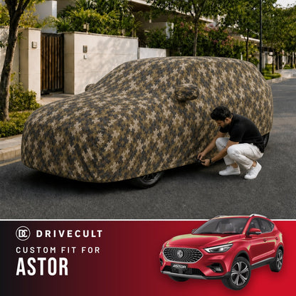 MG Astor DriveCult Phantom custom-fit waterproof car body cover