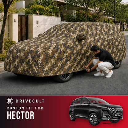 MG Hector DriveCult Phantom custom-fit waterproof car body cover