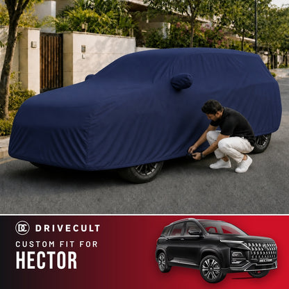 MG Hector DriveCult Storm custom-fit waterproof car body cover