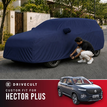 MG Hector Plus DriveCult Storm custom-fit waterproof car body cover