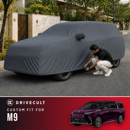 MG M9 DriveCult Titan custom-fit waterproof car body cover