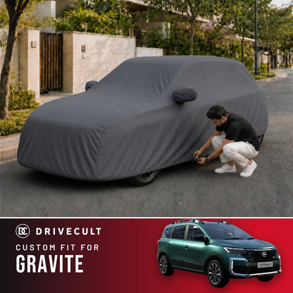Nissan Gravite DriveCult Titan custom-fit waterproof car body cover