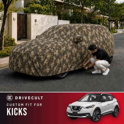Nissan Kicks DriveCult Phantom custom-fit waterproof car body cover